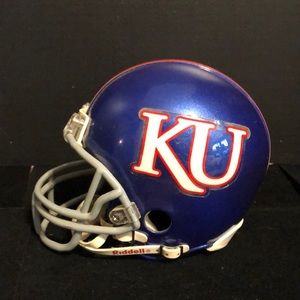 Riddel Mini KU Football Helmet